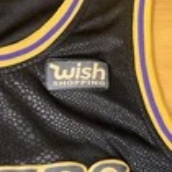 LA Lakers LeBron James #23 Nike Wish NBA Swingman Jersey Size 56 Black Stitched - Picture 3 of 16